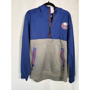 Fanatics Hoodie Sweatshirt Size L New York Islanders 1/4 zip